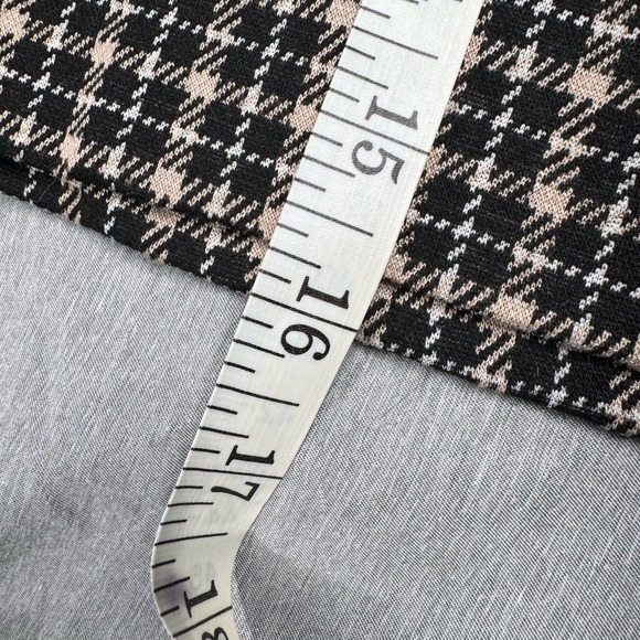 Women's Black & Tan Patterned Skirt Size XS - Picture 7 of 7